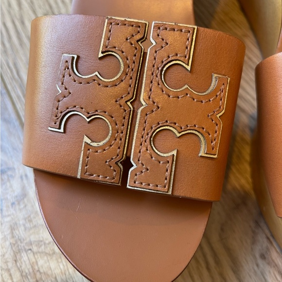 Tory Burch • Patty Leather Platform Wedge size 5.5 - Picture 5 of 10